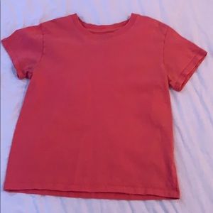 Urban Outfitters plain coral shirt.